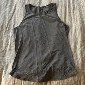 lululemon athletica Dark Green Patterned Tank Top